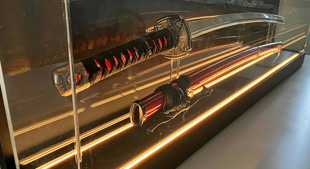 日本刀LED付きケース